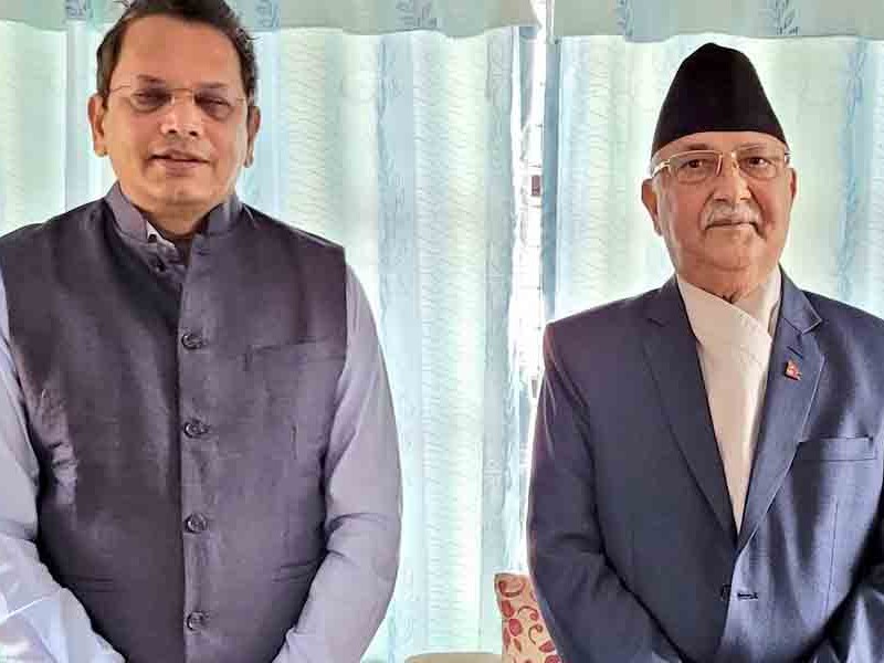 ओली र चौथाइवालेबीच भेटवार्ता